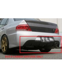 ChargeSpeed 06-07 Lancer EVO 9 Carbon Diffuser for EVO 9 RB