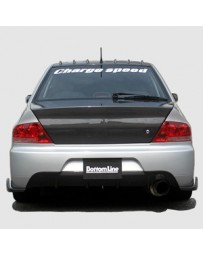ChargeSpeed Evo IX Bottom Line FRP Rear Caps JDM Fitment Only