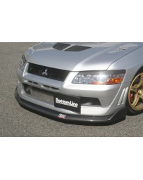 ChargeSpeed 2002 Evo VII Bottom Line Front Lip Carbon JDM Fit