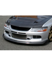 ChargeSpeed 06-07 Evo IX Bottom Line Front Lip Carbon