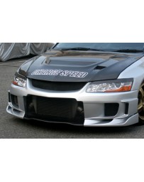 ChargeSpeed 02-07 Evo VII, VIII & IX T2 Front Bumper W/ Carbon