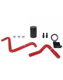 Toyota GT86 Mishimoto Red PVC Side Baffled Oil Catch Can