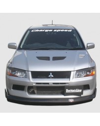 ChargeSpeed 2002 Evo VII Bottom Line Front Lip FRP JDM Fitment