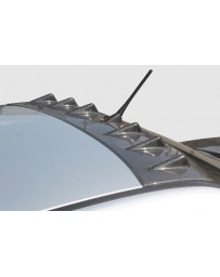 ChargeSpeed 02-07 Evo Roof Fin With Antenna Hole Carbon