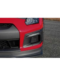 ChargeSpeed 2007-2011 Nissan GTR Carbon Front Bumper Duct LED