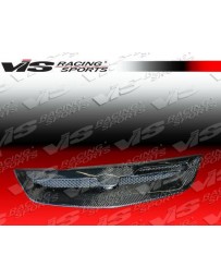 VIS Racing 2002-2003 Honda Civic Si Hb Techno R Carbon Fiber Front Grill