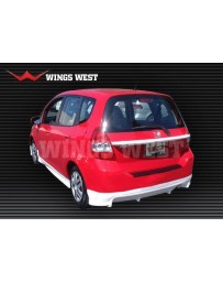 VIS Racing 2007-2008 Honda Fit Racing Series Rear Hatch Mid Spoiler