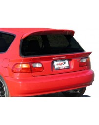 VIS Racing 1992-1995 Honda Civic Hatchback Custom Roof Spoiler Wing With Light