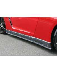 ChargeSpeed 2007-2020 Nissan GTR BottomLine Side Skir Gloss CF