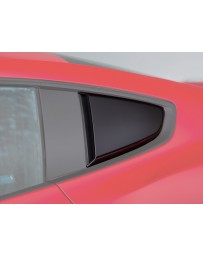 ROUSH Performance 2015-2020 Mustang Quarter Window Scoops (Painted Black)