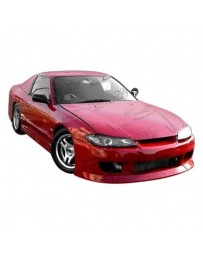 VIS Racing 1999-2002 Nissan S15 2Dr V Speed Front Bumper